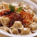 Foto de RAVIOLES DE LOMO CON SALSA FILETO 