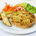 Foto de Quiche de Cebolla Caramelizada, Zanahoria y Muzzarella