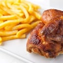 Foto de 1/2 pollo asado con agregado