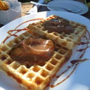 Foto de Waffle con dulce de leche