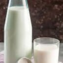 Foto de Vaso de leche de almendras