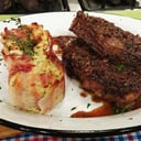 Foto de Bife de Chorizo a la Pimienta con Papas Noissette