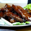 Foto de CHULETA DE CERDO EN SALSA BBQ