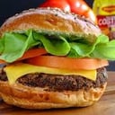Foto de Sand. Hamburguesa       $700
