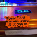 Foto de Amplificador Fuente Dub By Audiobahn 2400w 4ch Para Woofer
