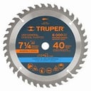 Foto de DISCO SIERRA MADERA 7 1/4 40T TRUPER