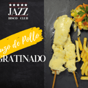 Foto de Chuzo de pollo gratinado