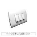 Foto de INTERRUPTOR TRIPLE 9/32 EMBUTIDO