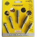 Foto de JUEGO BROCAS ESCOFINAS PARA MADERA 5 PCS CROWNMAN