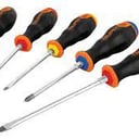 Foto de JUEGO DESTORNILLADORES TRUPER 5 PCS MANGO GRIP