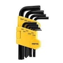 Foto de JUEGO LLAVES ALLEN 10 PCS CON ESTUCHE AMARILLO PRETUL