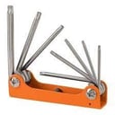 Foto de JUEGO LLAVES TORX 8 PCS CON ESTUCHE METALICO (TIPO NAVAJA) PRETUL
