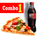 Foto de Combo 1: Porción de Pizza Mediana + Gaseosa 400 ml