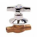 Foto de LLAVE PASO SO-SO 1/2 CROMADA CRUZ (CAMPANA)