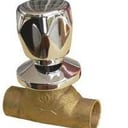 Foto de LLAVE PASO SO-SO 1/2 CROMADA POMO (CAMPANA)