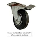 Foto de RUEDA ANTE 100MM SIN FRENO GOMA
