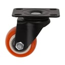 Foto de RUEDA PVC ANTE 40MM S/FRENO (ROJO/NEGRO)