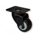 Foto de RUEDA PVC ANTE 50MM SIN FRENO(NEGRO)