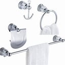 Foto de SET BAÑO TAUMM PORTAROLLO/TOALLERO/GANCHO