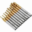 Foto de SET BROCAS CUCHILLAS FRESADORA HOTECHE 1/4 X 12PCS
