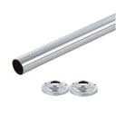 Foto de SOPORTE CORTINA BAÑO METALICO PAR (FLANCHE 3/4)