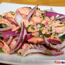 Foto de Ceviche Mixto ( Camarón, Anillo de Calamar y Trucha Antártica , Para dos personas)