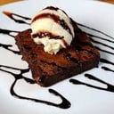 Foto de Brownie con helado