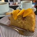 Foto de Torta de yogurt de Melocotón con arándanos 