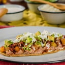 Foto de HUARACHE  PAPA C/CHORIZO