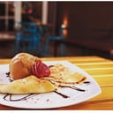 Foto de Panqueque con dulce de leche