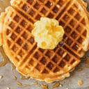 Foto de Waffle Con Syrup y Mantequilla