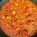Foto de Arroz con bogavante y sepia