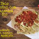 Foto de Taco de Bistec con longaniza 