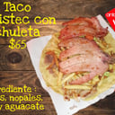 Foto de Taco de Bistec con Chuleta 