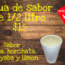 Foto de Agua de sabor de 1/2 litro 