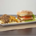 Foto de Doble carne con papa mixtas.