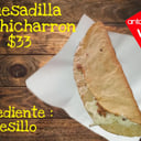 Foto de Quesadilla de chicharron 