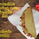 Foto de Quesadilla de bistec con chuleta 