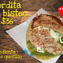 Foto de Gordita con bistec 