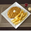 Foto de Patacona con pollo desmechado.
