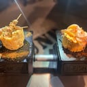 Foto de Rusa de pollo braseado con mayonesa al estilo campero VS Rusa de pulpo con mayokimchi al pimentón de la vera