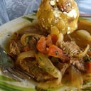 Foto de CRIOLLO / CREOLE *con bistec de pescado / with fish steak, *bistec de res / beef steak o (or) *bistec de pollo / chicken steak