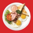 Foto de Huevos con aceite + complementos