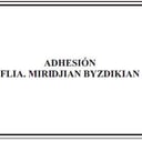 Foto de ADHESION FLIA BYZDIKIAN