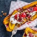 Foto de plátanos fritos