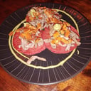 Foto de Tacos de arrachera y costra de queso