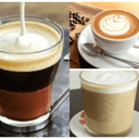 Foto de Café con leche/capuchino/leche leche/Bonbon