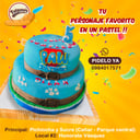 Foto de PASTEL PERSONALIZADO EN FONDANT - (Temática Patrulla Canina)
