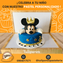 Foto de PASTEL PERSONALIZADO EN FONDANT - (Temática Mickey Mouse)