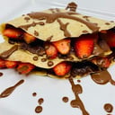 Foto de Crepe de fresas con nutella